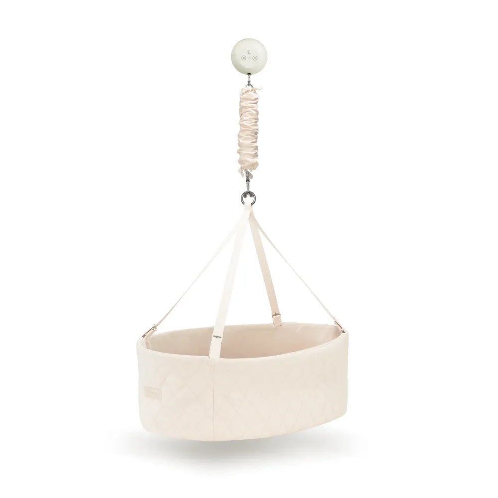 Moonboon - Vugge Oval Cradle + Motor Nature / Cream White