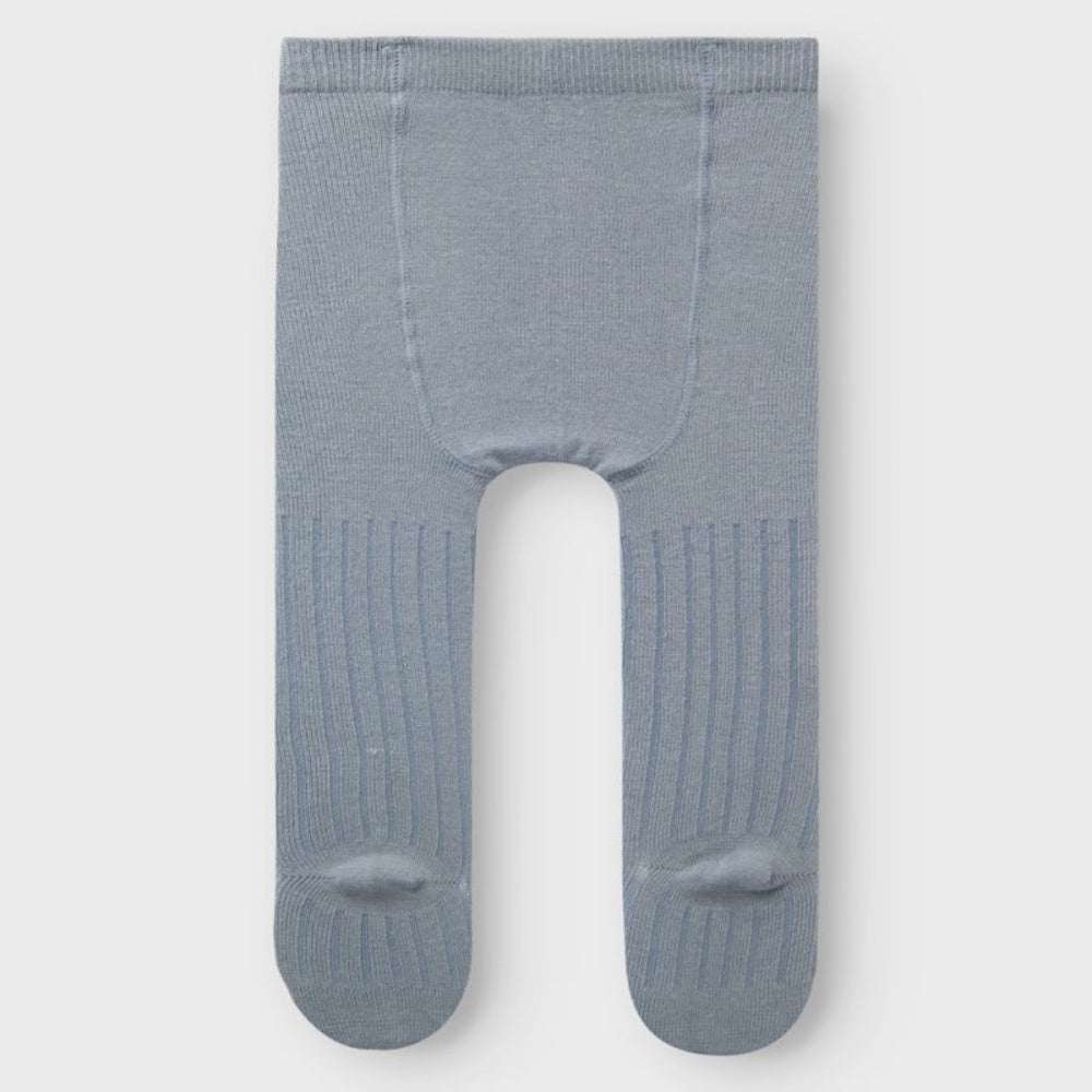 Name It - Strømpebukse Baby Ull/ Bomull Rib Wakma Tradewinds