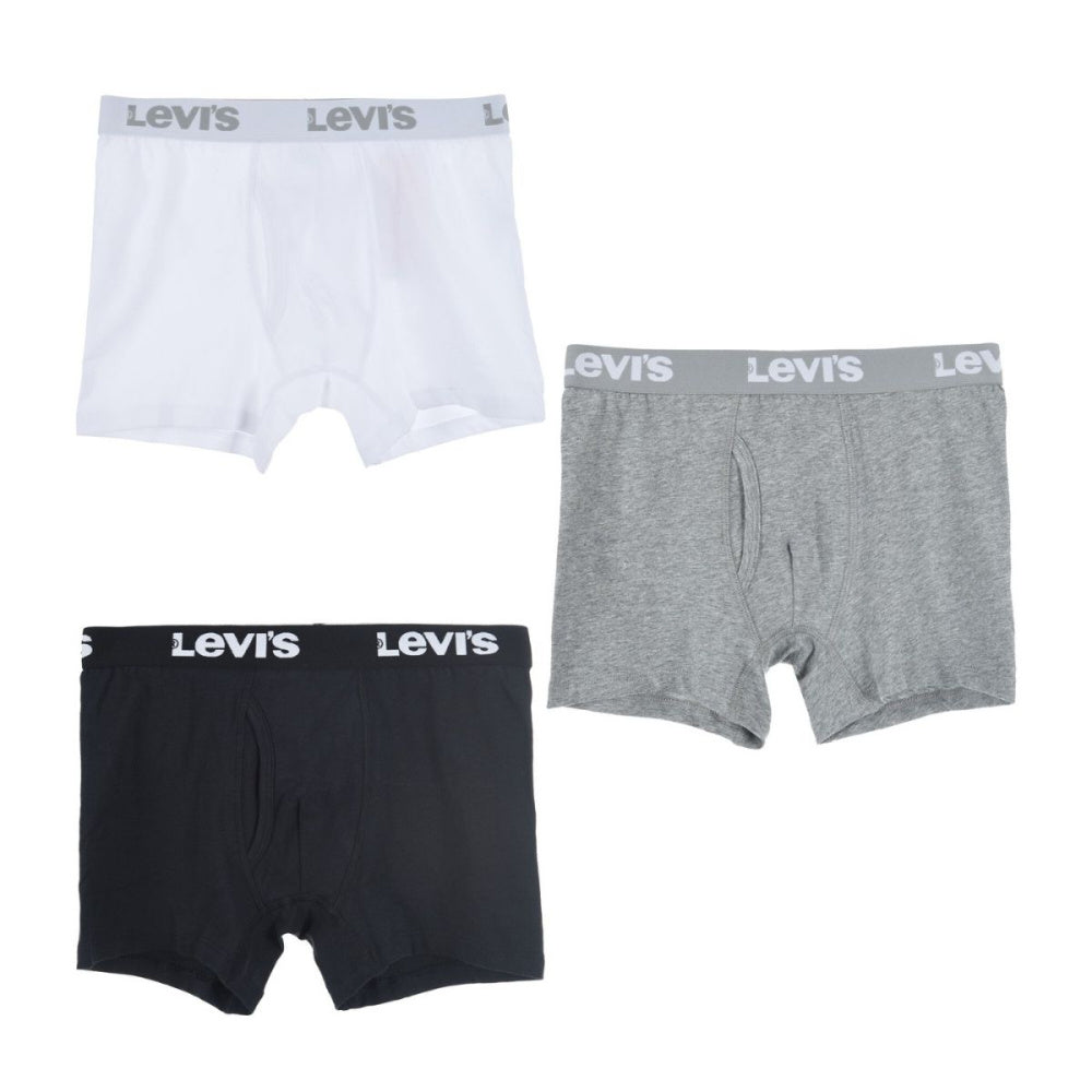 Levi's - 3-pk Boxer Brief Hvit/ Grå/ Sort
