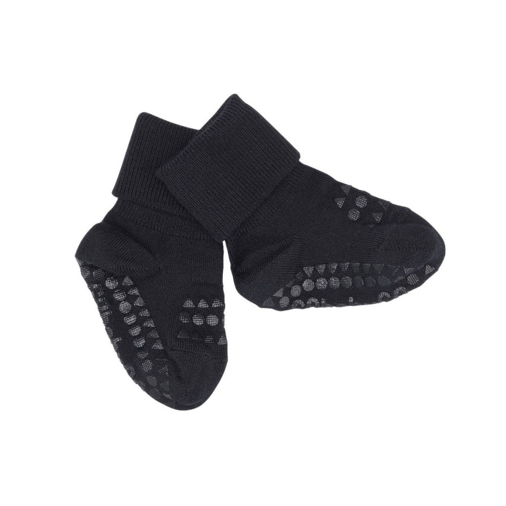 GoBabyGo - Sokker i Bambus Antiskli LV Dark Blue
