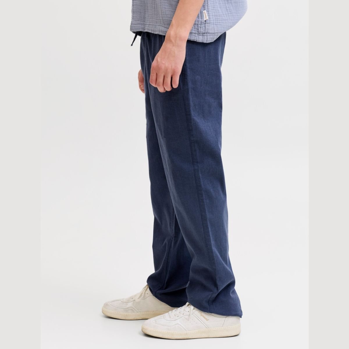 Jack & Jones - Linbukse Karl Breeze Sky Captain - Guttelus.no