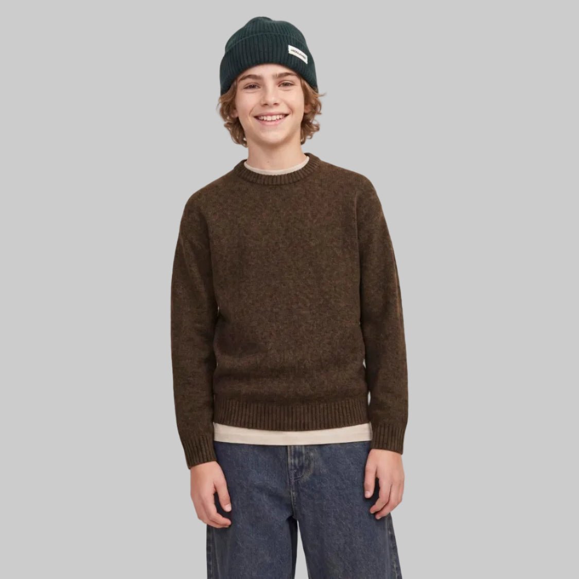 Jack & Jones - Genser Soho Ollie Cocoa - Guttelus