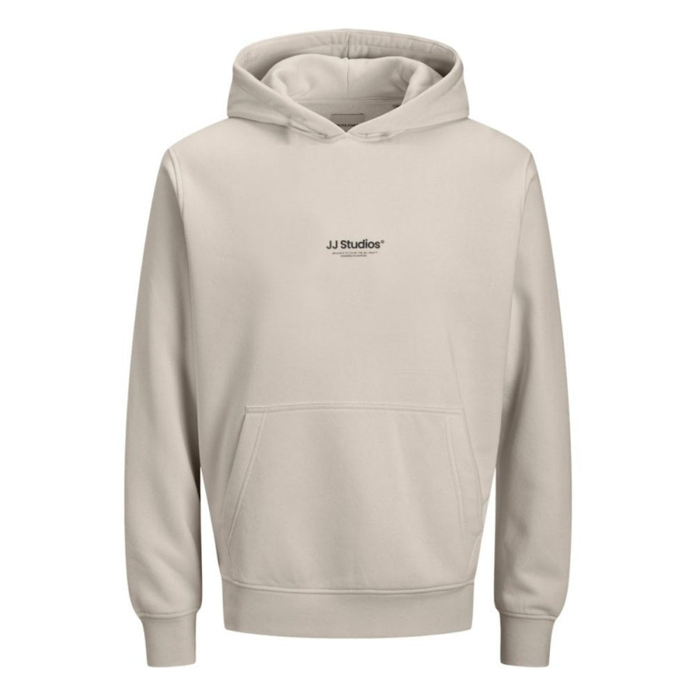 Jack & Jones - Genser Sweat Hood Soho Moonbeam - Guttelus