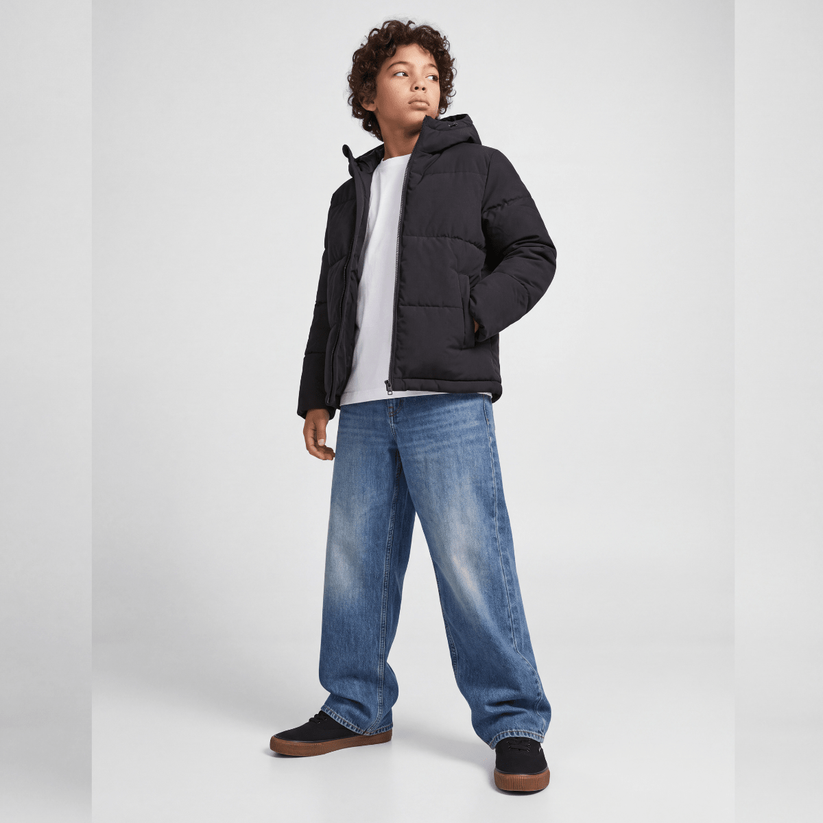 Jack & Jones - Jakke Galaxy Svart - Guttelus