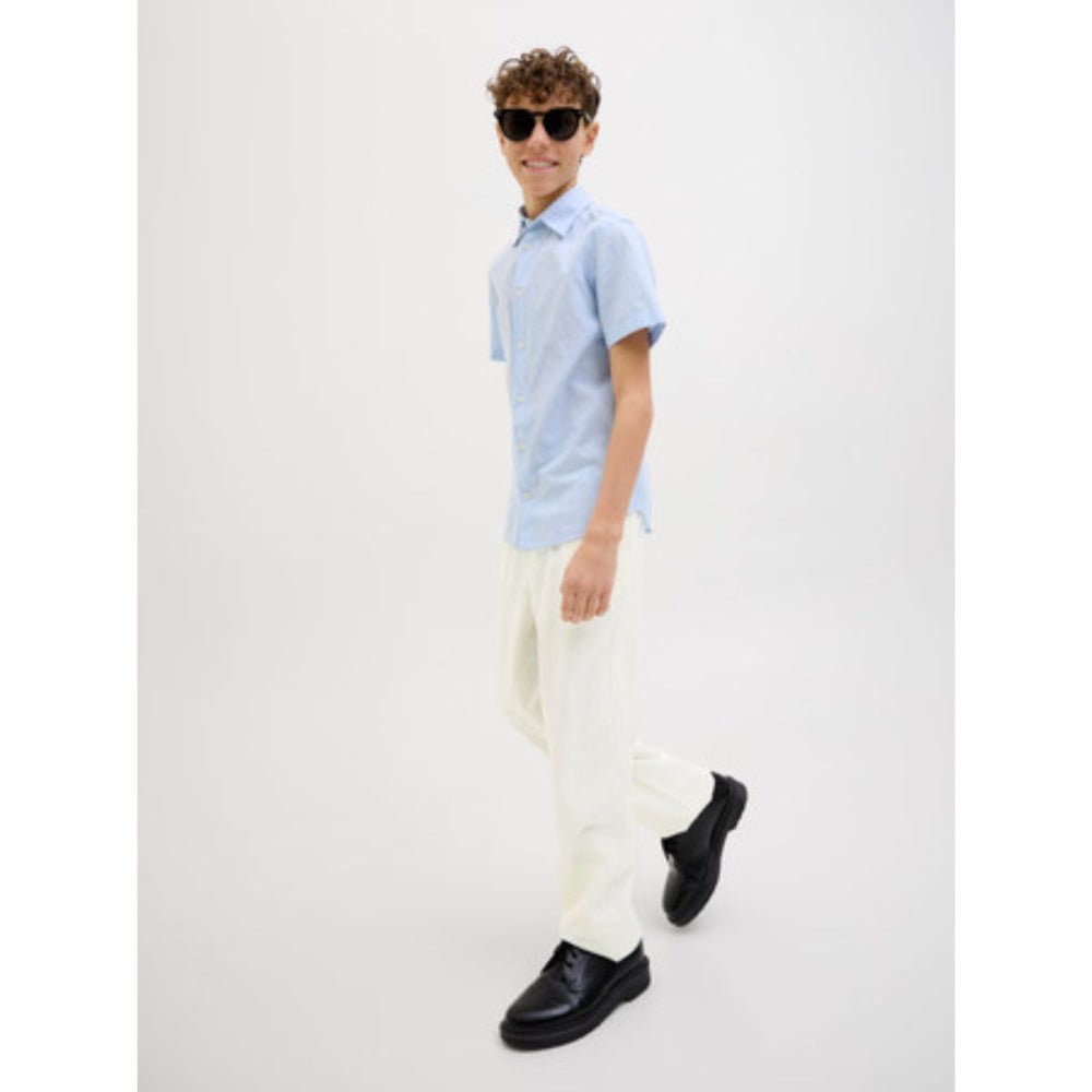 Jack & Jones - Linbukse Bill Antique White - Guttelus