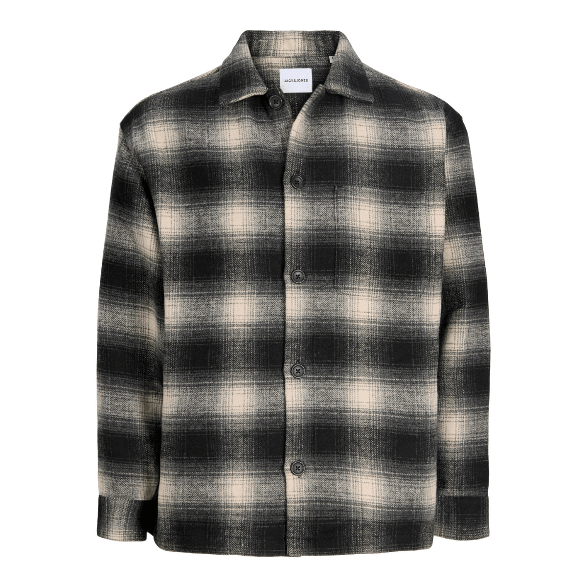 Jack & Jones - Overshirt Soho Ollie Asphalt Checks - Guttelus
