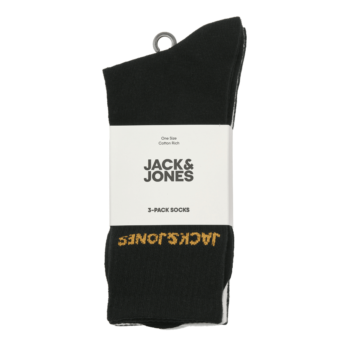 Jack & Jones - Tennissokker 3-pk Bruno Black - Guttelus