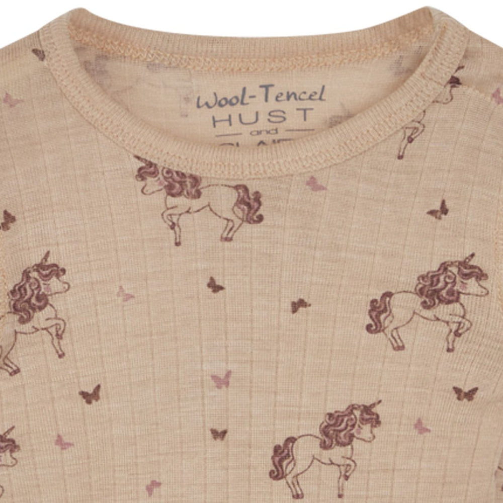 Hust and Claire - Body Ull og Lyocell Rose Cloud