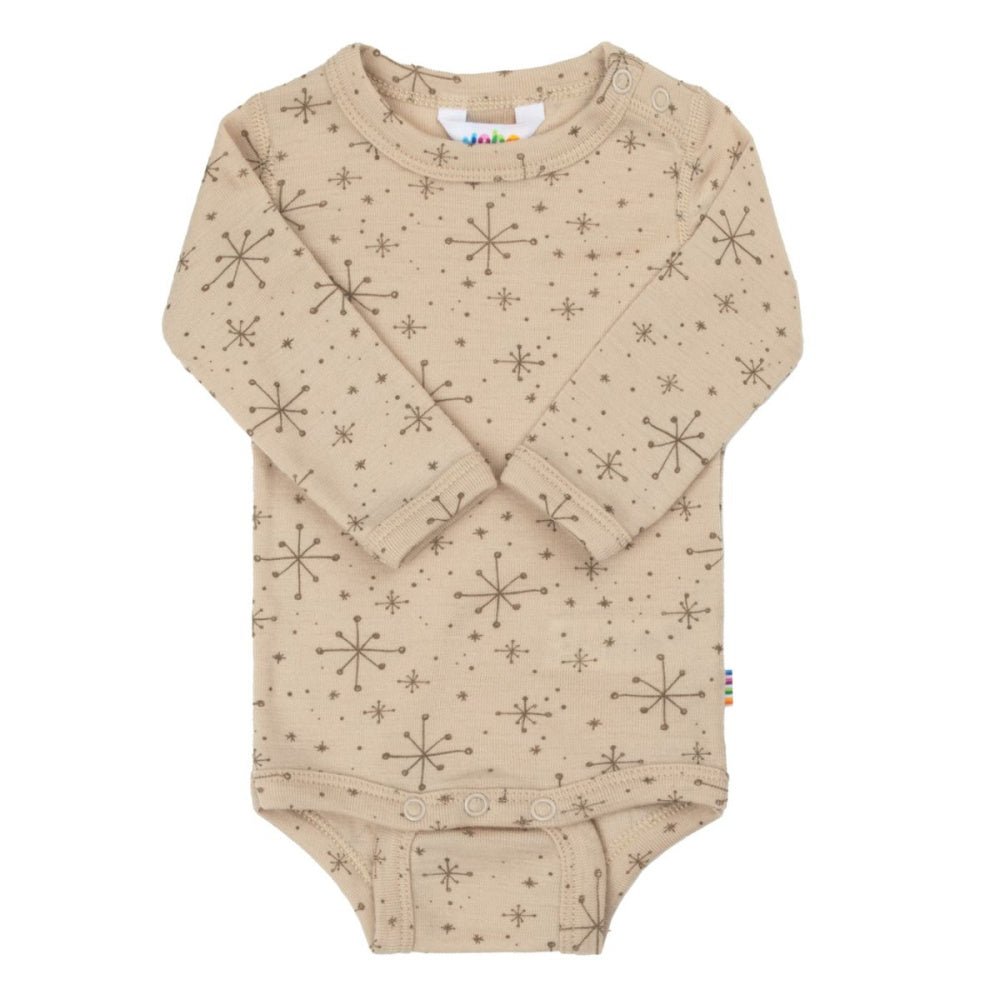 Joha - Body i Ull Snøfnugg Beige - Guttelus.no
