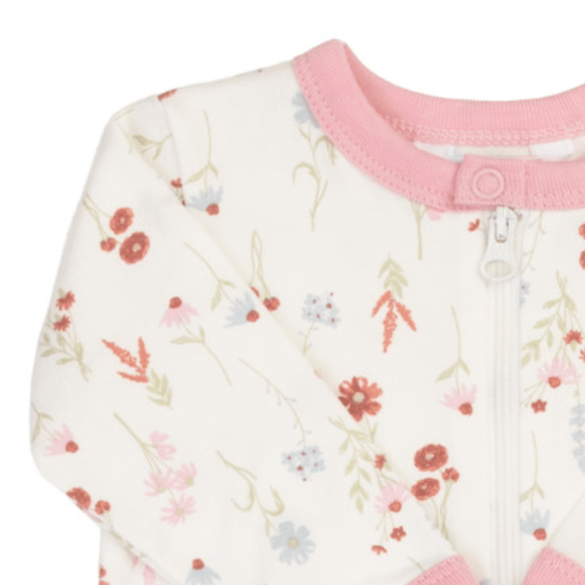 Joha - Heldress 2-i-1 fot Villblomst Offwhite - Guttelus