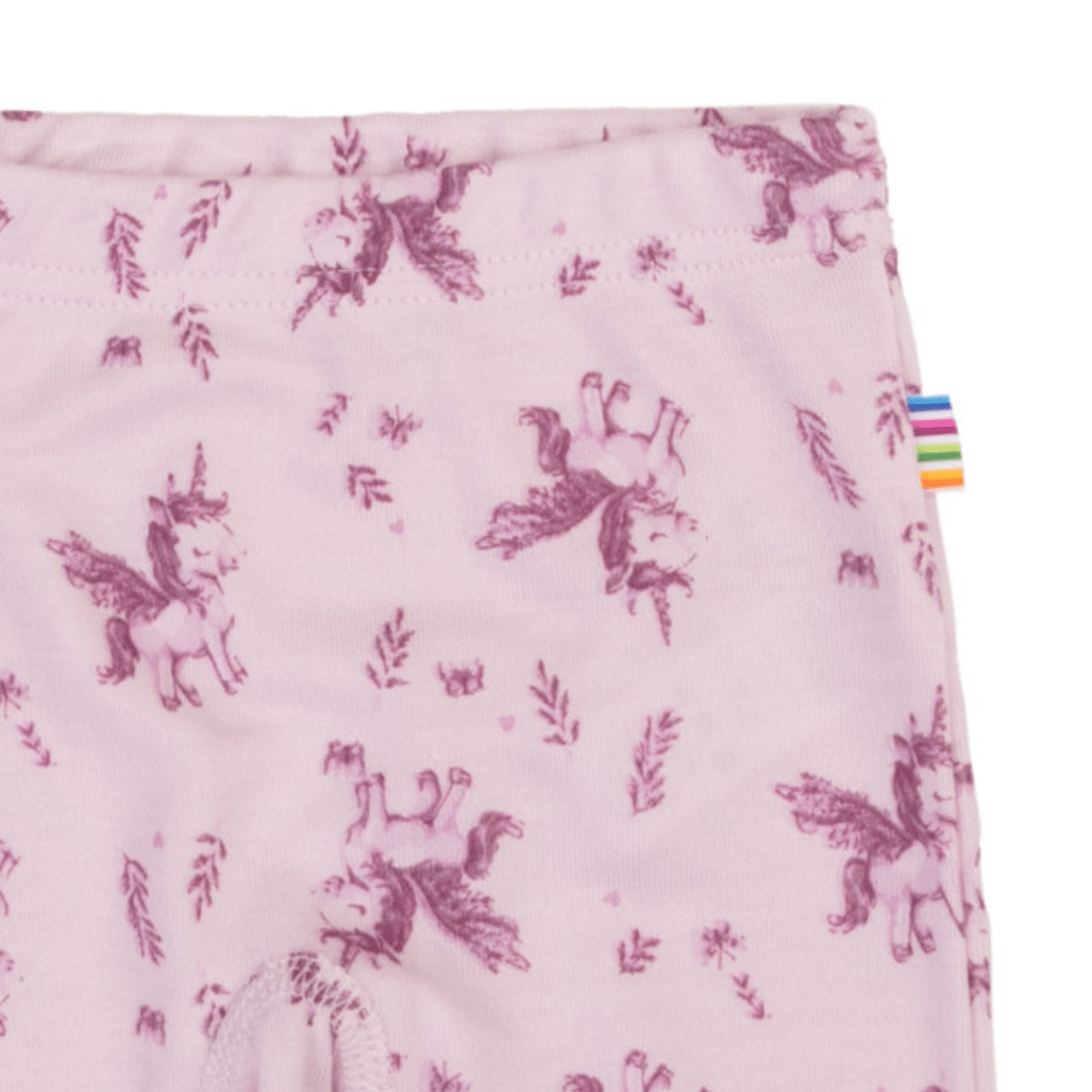 Joha - Leggings i Bambus Enhjørning Rosa - Guttelus.no