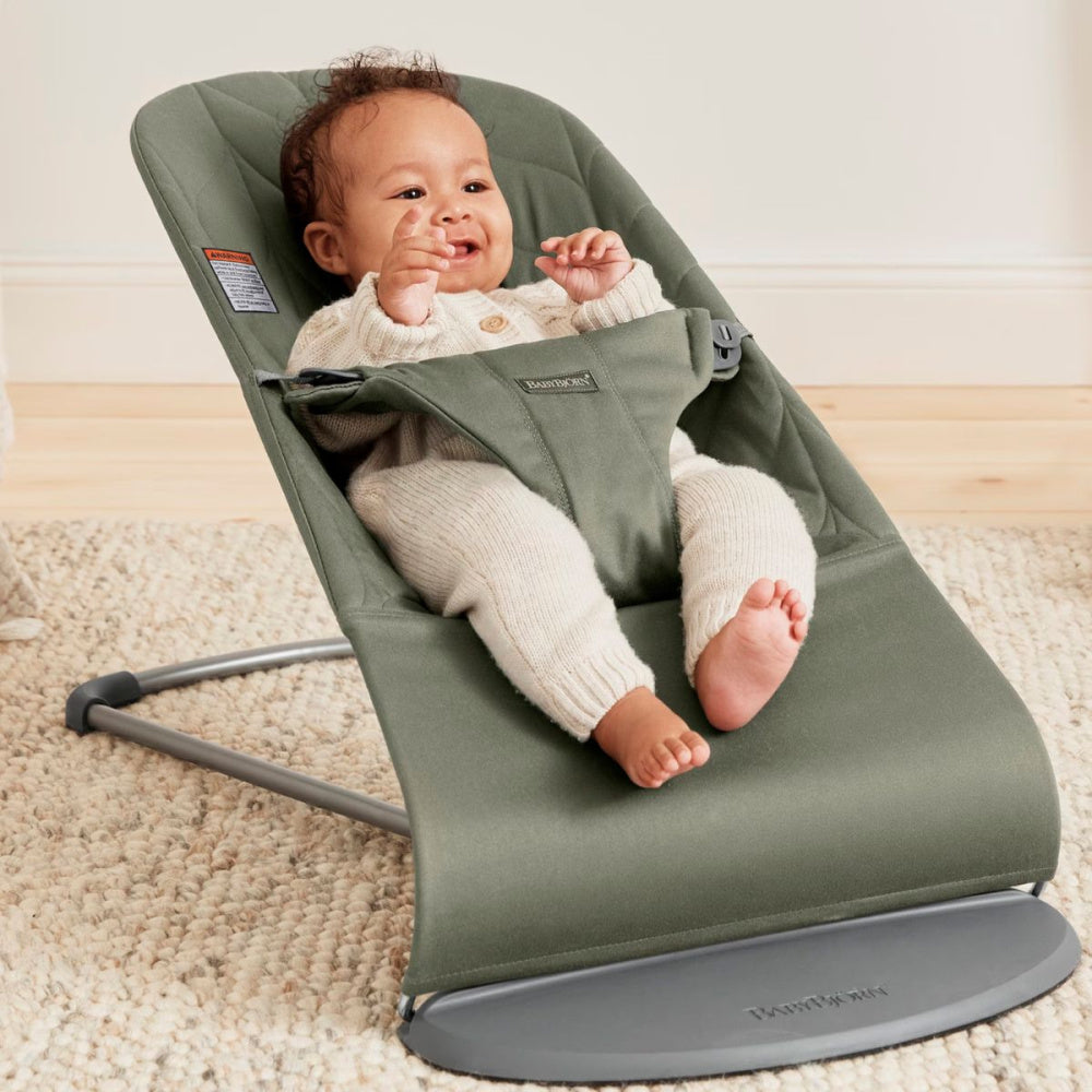 BabyBjörn - Vippestol Bliss Quilt Mørk Grønn