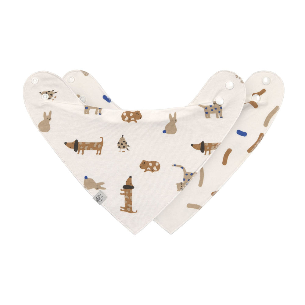 Lässig - 2 pk Siklesmekke /Bandana Hund