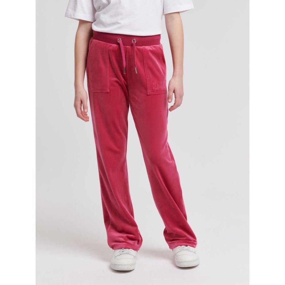Juicy Couture - Bukse Tonal Wide Leg Jogger Sangria - Guttelus