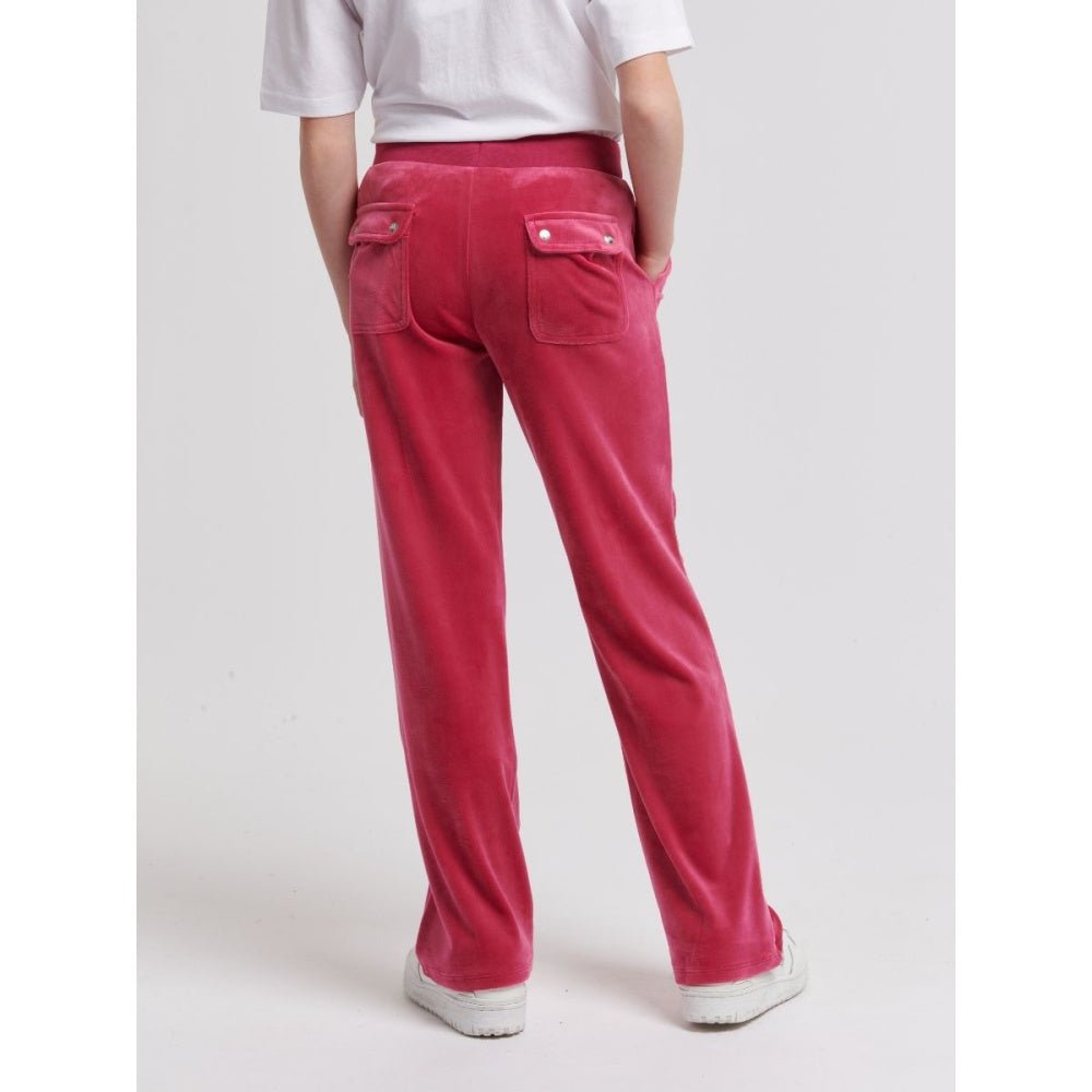 Juicy Couture - Bukse Tonal Wide Leg Jogger Sangria - Guttelus