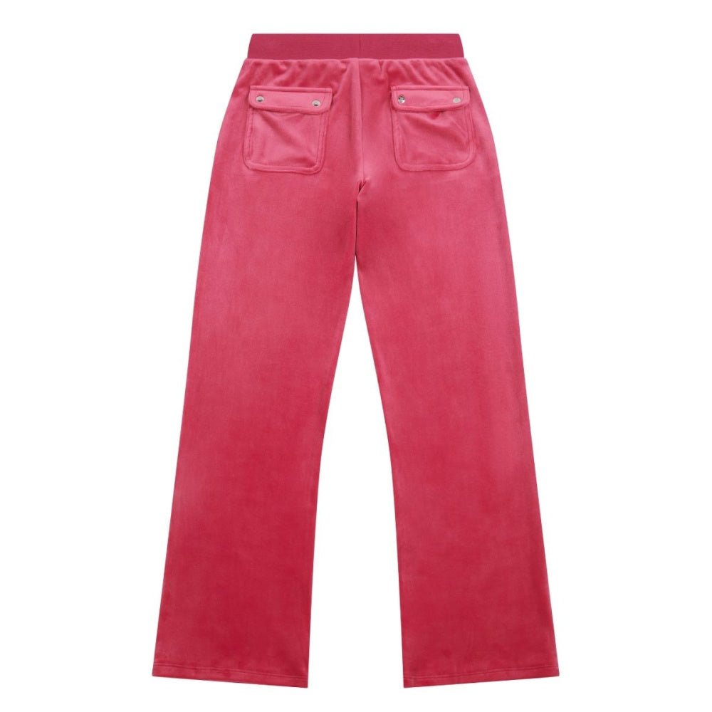 Juicy Couture - Bukse Tonal Wide Leg Jogger Sangria - Guttelus