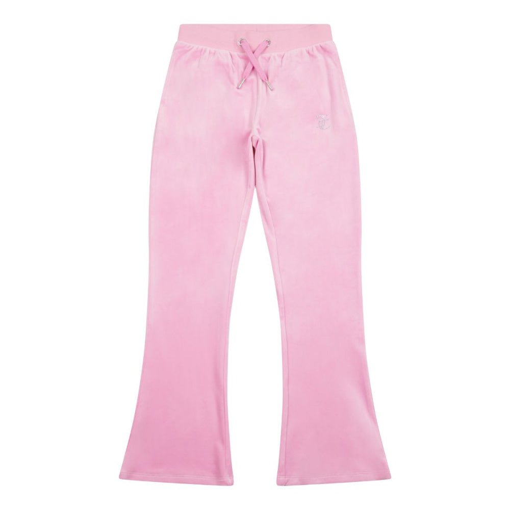 Juicy Couture - Bukse Velour Diamante Bootcut Jogger Pinky Lilac - Guttelus