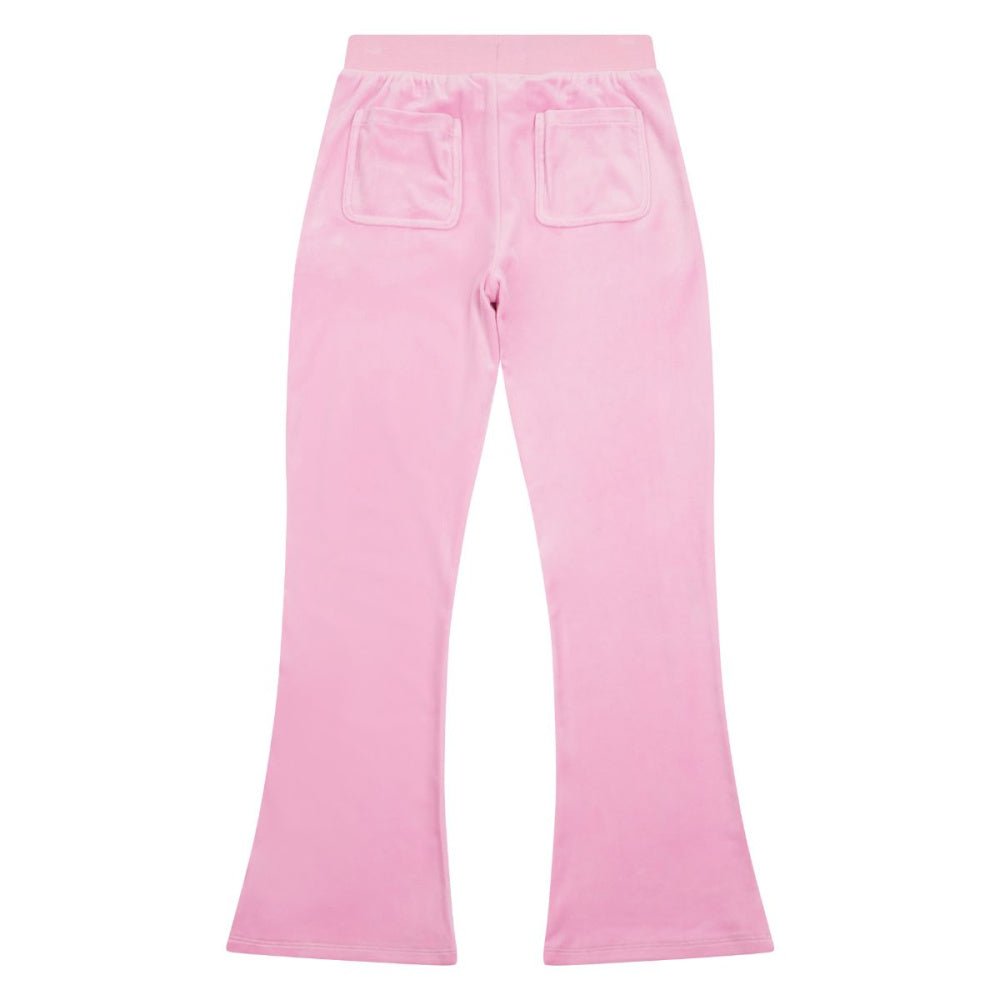 Juicy Couture - Bukse Velour Diamante Bootcut Jogger Pinky Lilac - Guttelus