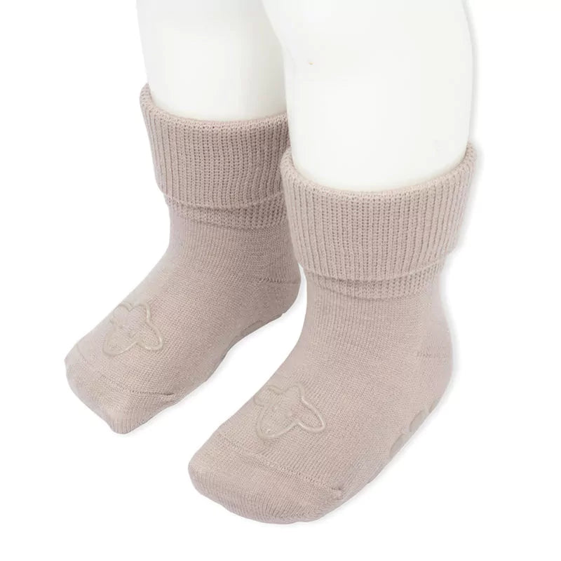Lillelam - Ullsokker Antiskli Beige