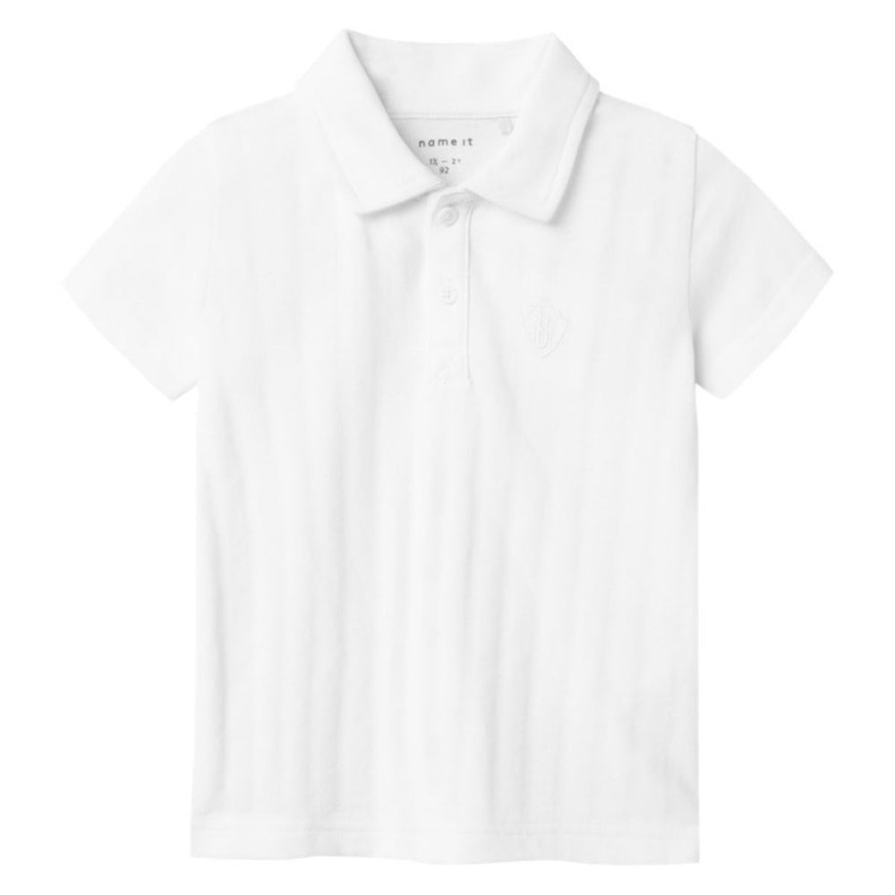 Name It - T-skjorte Polo Fene Bright White