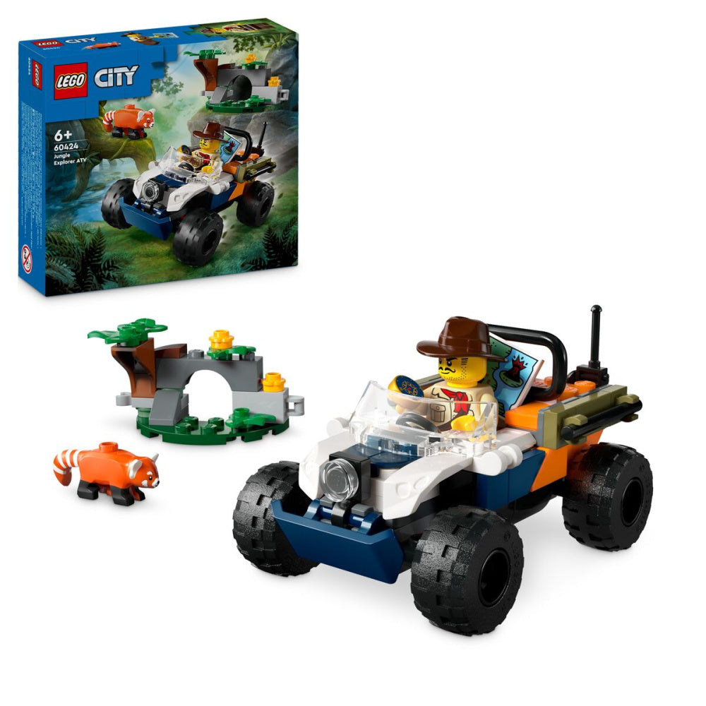 LEGO - City Jungelutforsker med ATV og rød panda