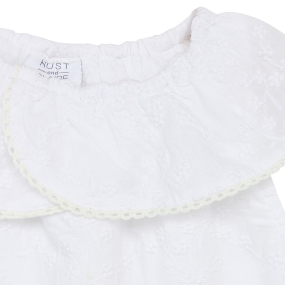 Hust and Claire - Romper Magnolia White