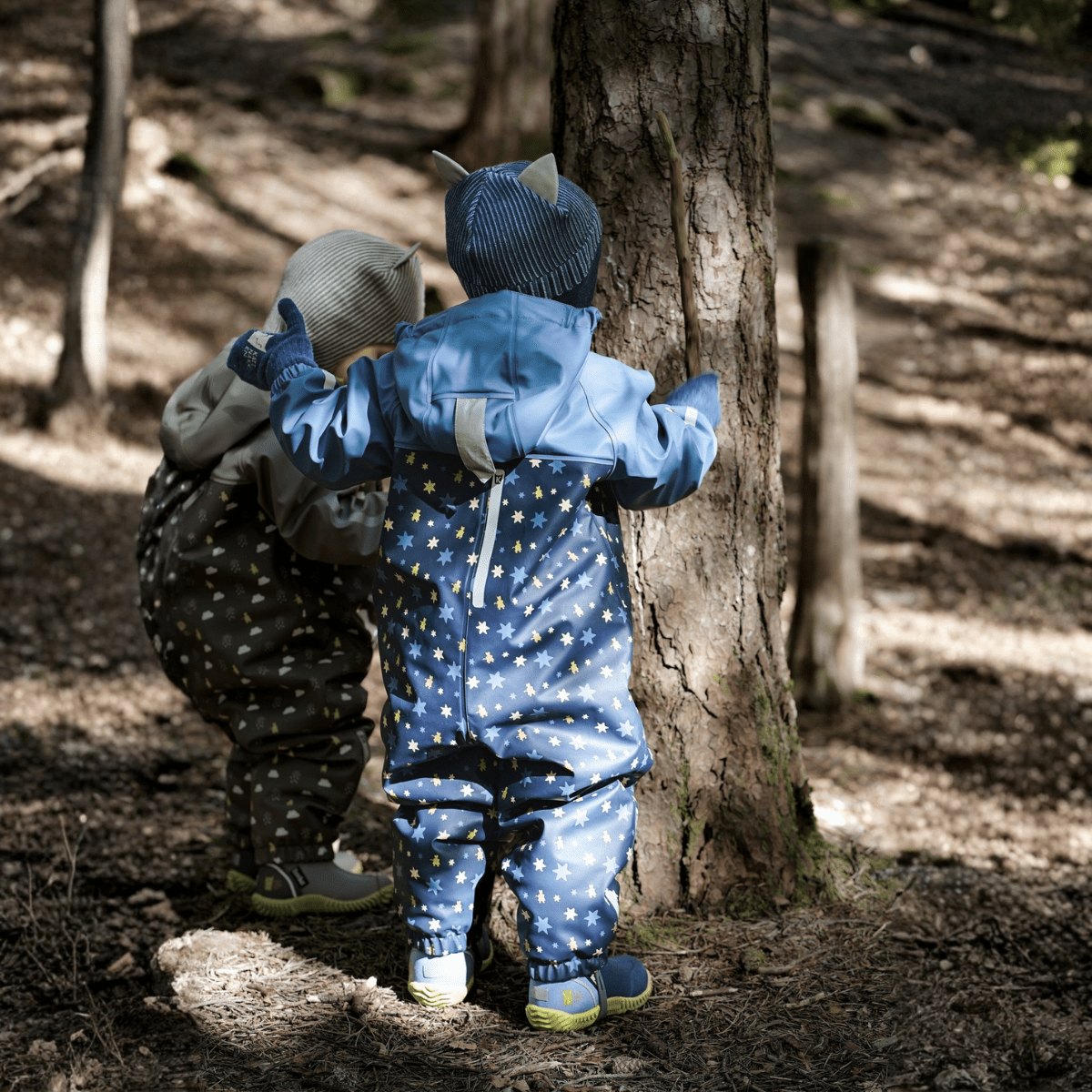 Kattnakken - Vinterregndress Baby Pytt Blå Horisont - Guttelus.no