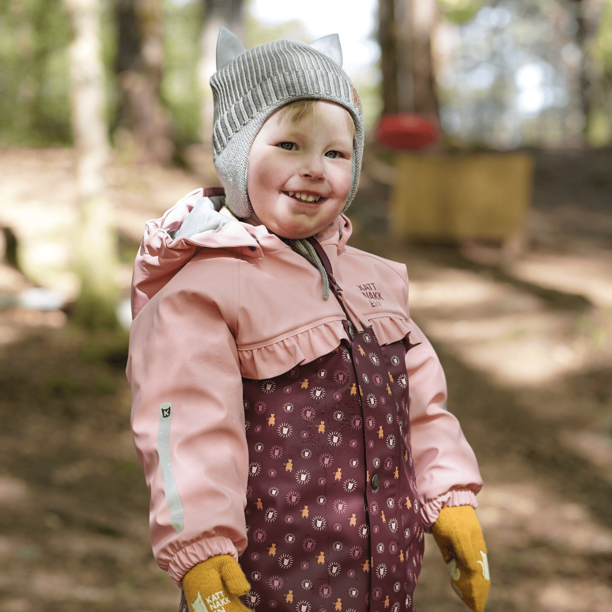 Kattnakken - Vinterregndress Baby Pytt Rosa Krystall - Guttelus.no