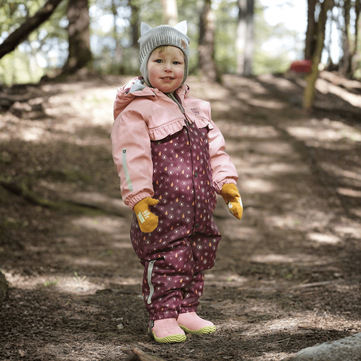 Kattnakken - Vinterregndress Baby Pytt Rosa Krystall - Guttelus.no