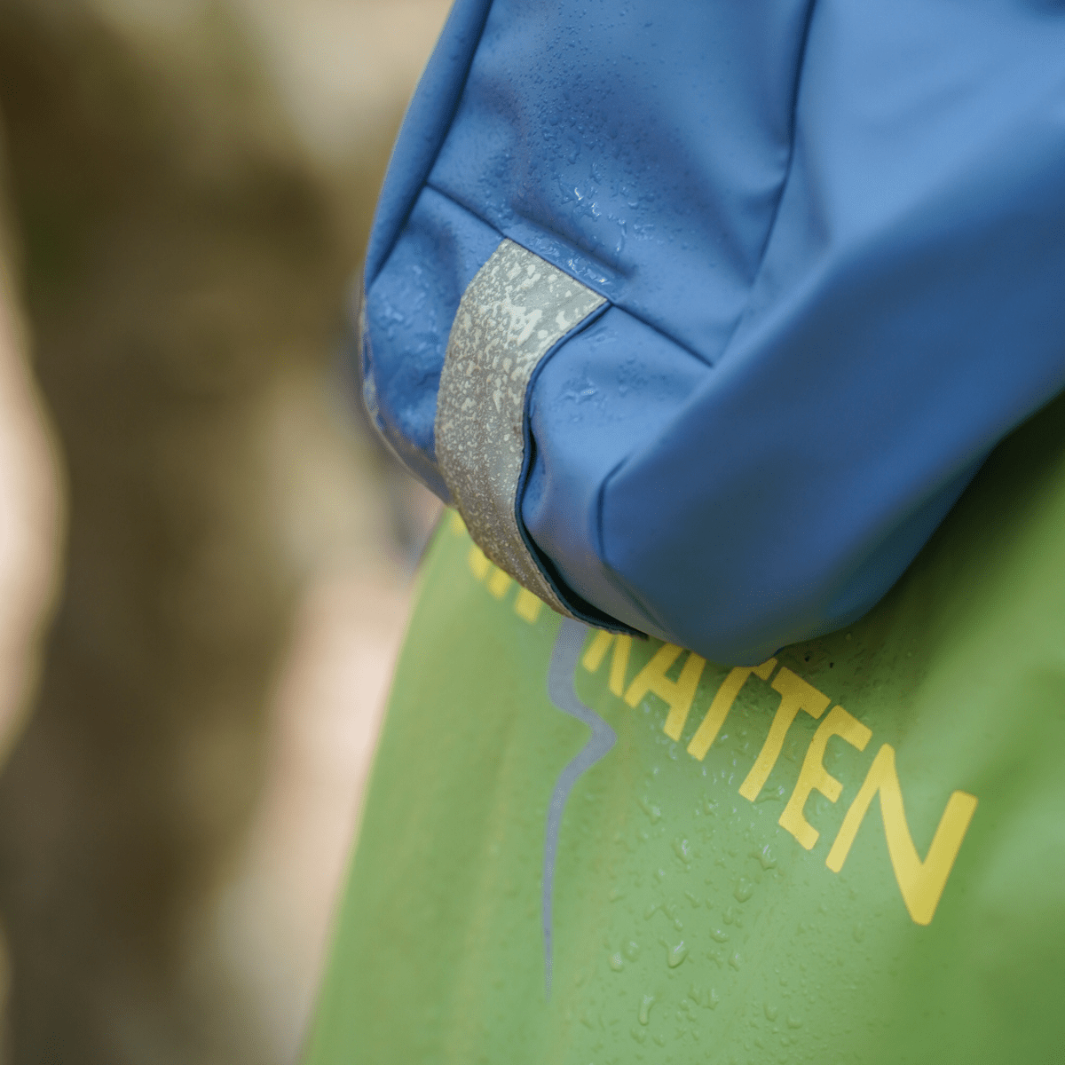 Kattnakken - Vinterregndress Slaps Print Blå Horisont - Guttelus