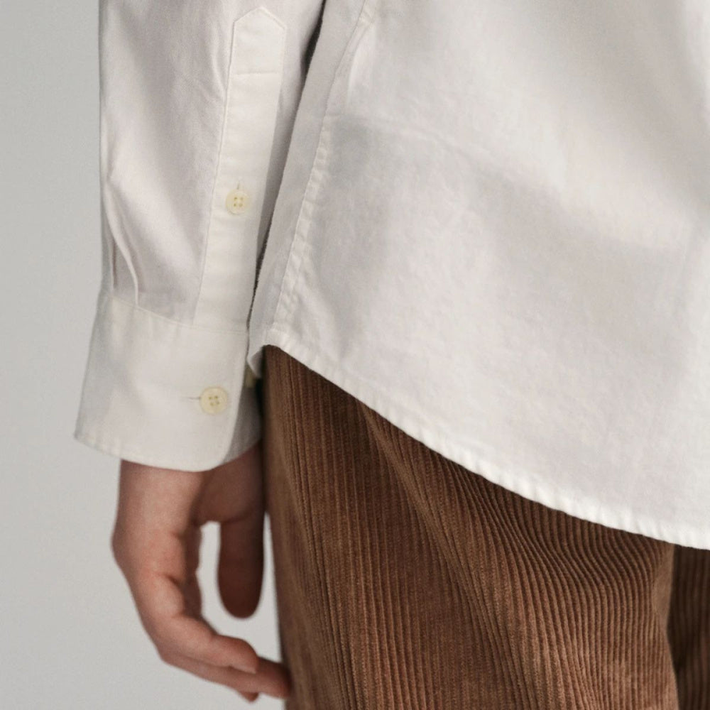 Gant - Skjorte Jr Shield Oxford White Jr