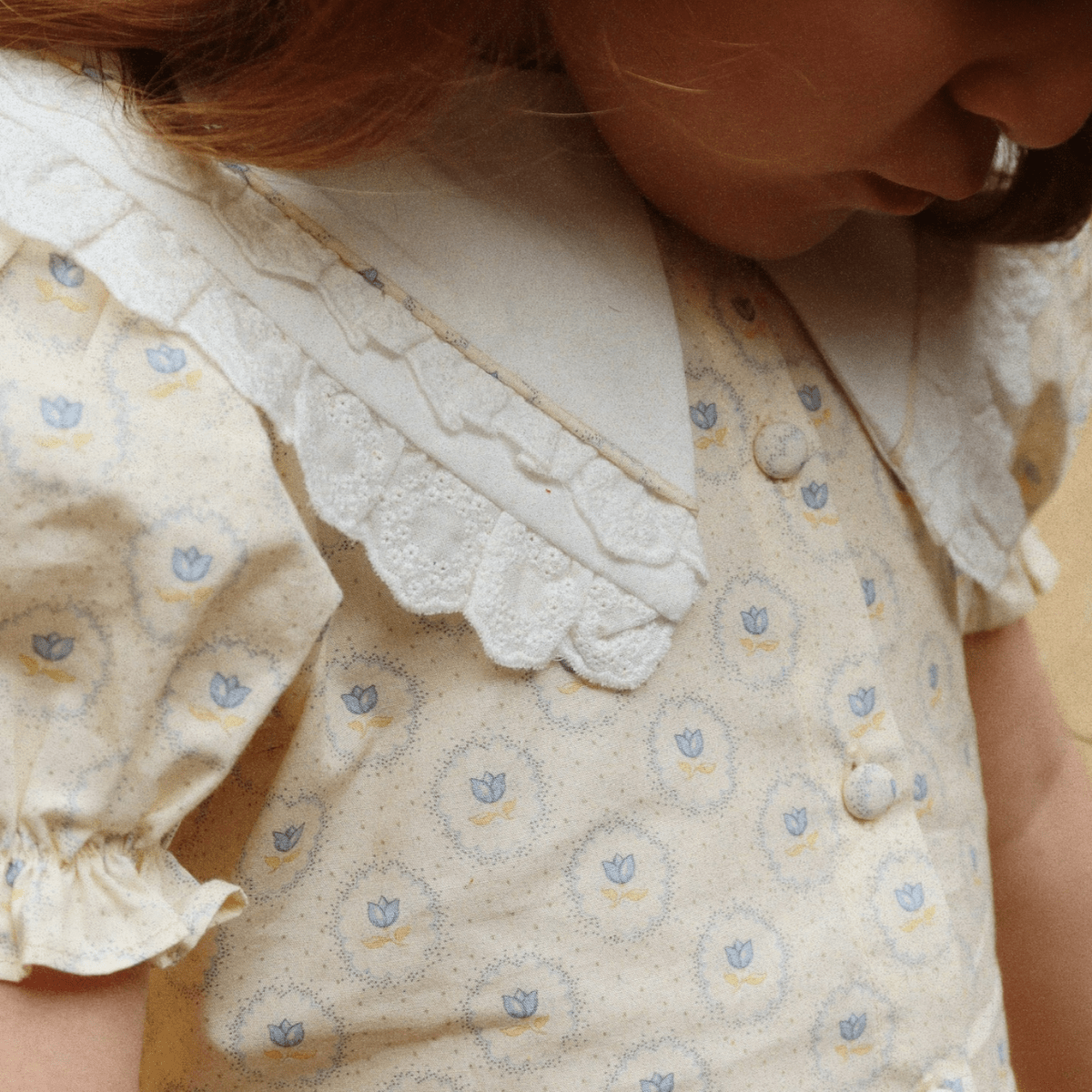 Konges Sløjd - Bluse Coeur Collar Ciel Mirage - Guttelus.no