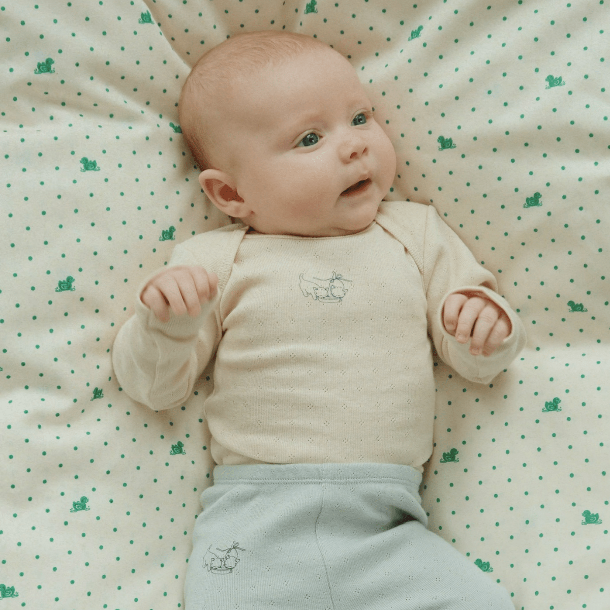 Konges Sløjd - Body 2-pk Perla Buttercream/ Pearl Blue - Guttelus.no
