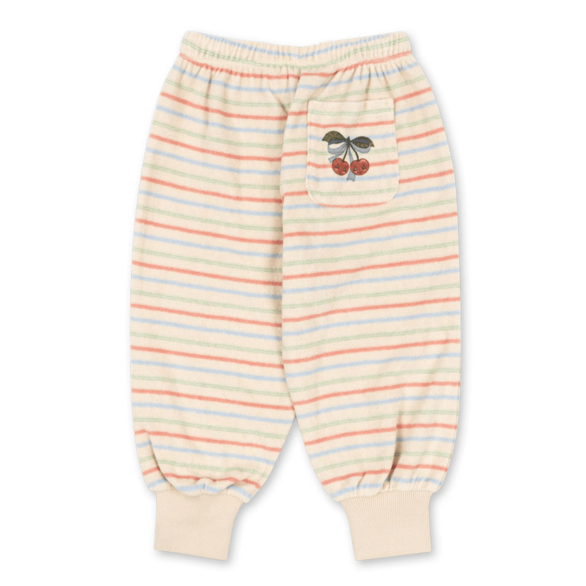 Konges Sløjd - Bukse Itty Terry Sweat Confetti Stripe - Guttelus