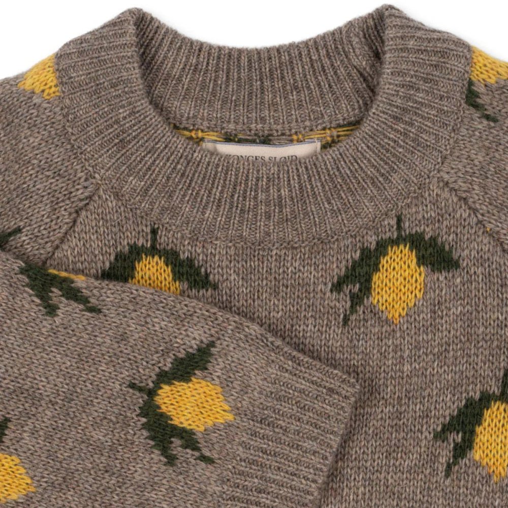 Konges Sløjd - Genser Belou Knit Lemon - Guttelus.no