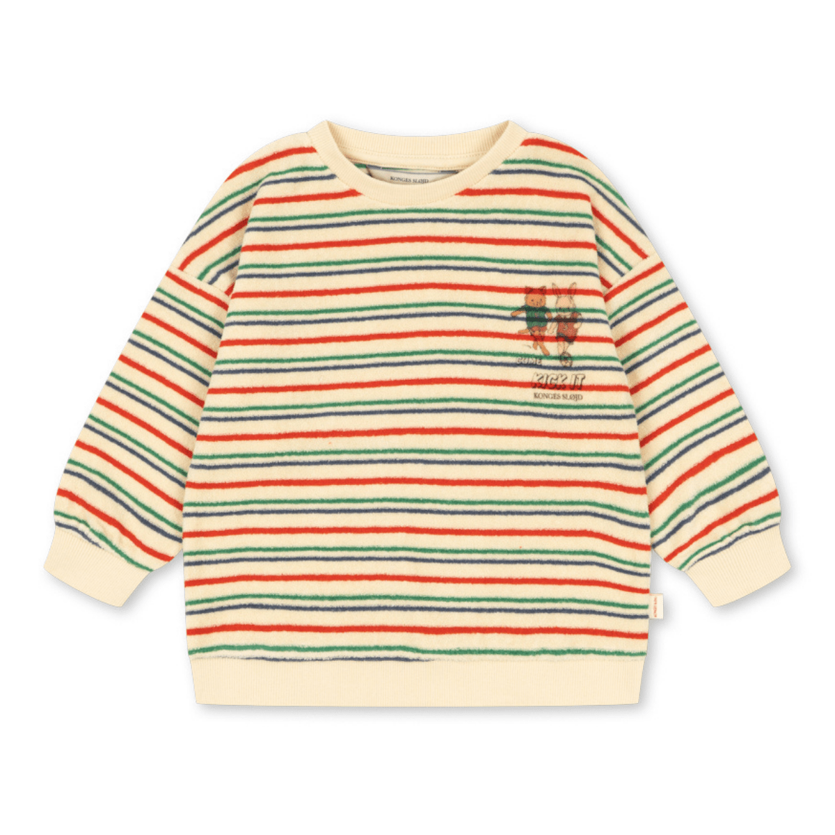 Konges Sløjd - Genser Itty Kick Stripe - Guttelus.no