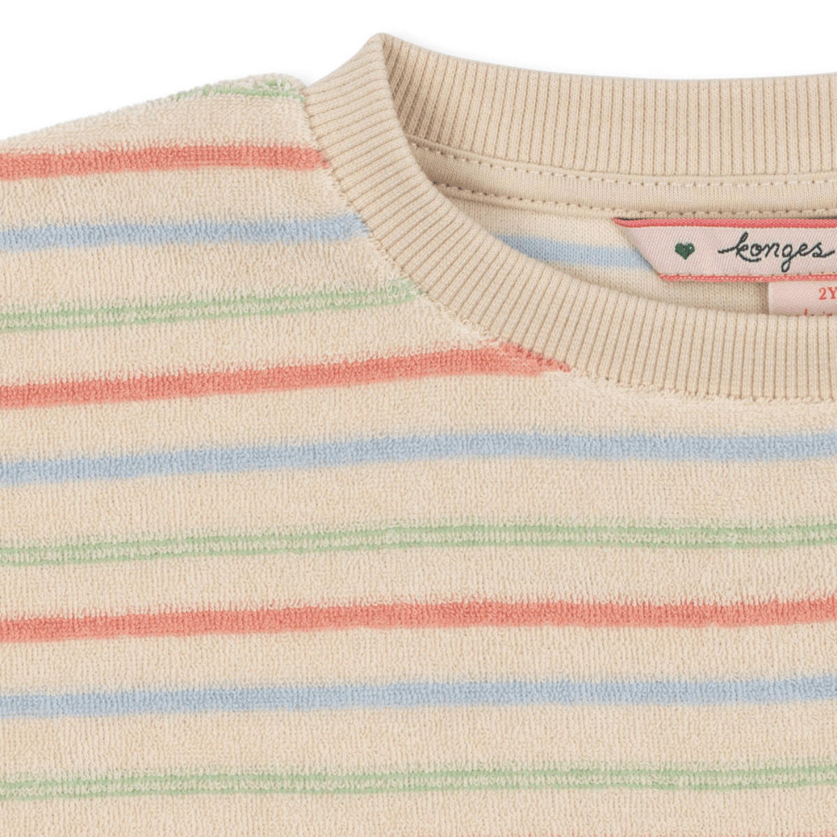 Konges Sløjd - Genser Itty Terry Sweat Confetti Stripe - Guttelus