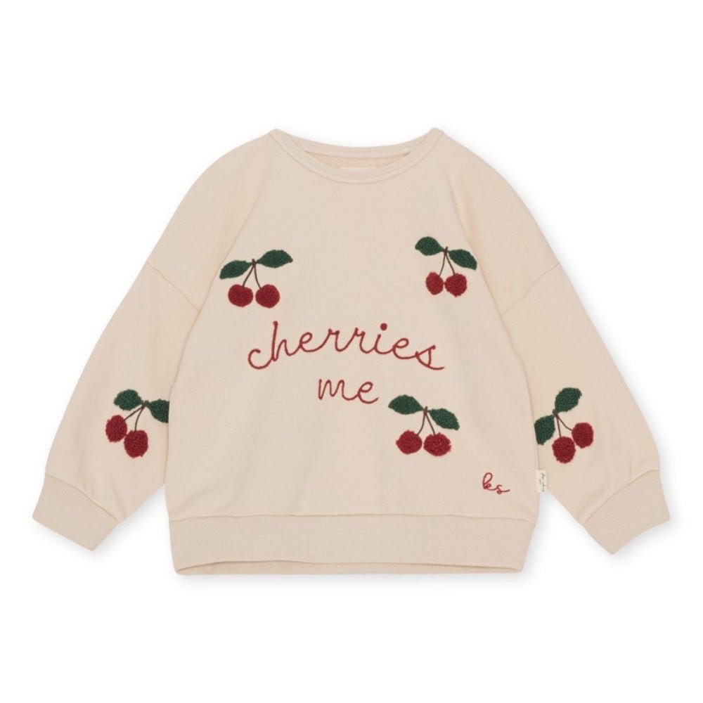 Konges Sløjd - Genser Lou Sweat Cherry/ French Oak - Guttelus.no