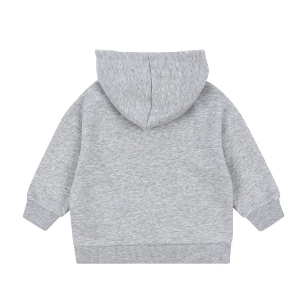 Konges Sløjd - Hettegenser Lou Sweat Grey Melange - Guttelus.no