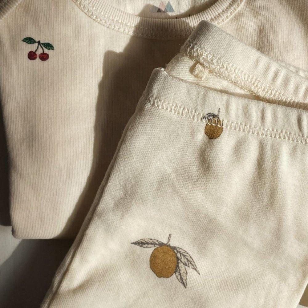 Konges Sløjd - Leggings Gots Lemon - Guttelus