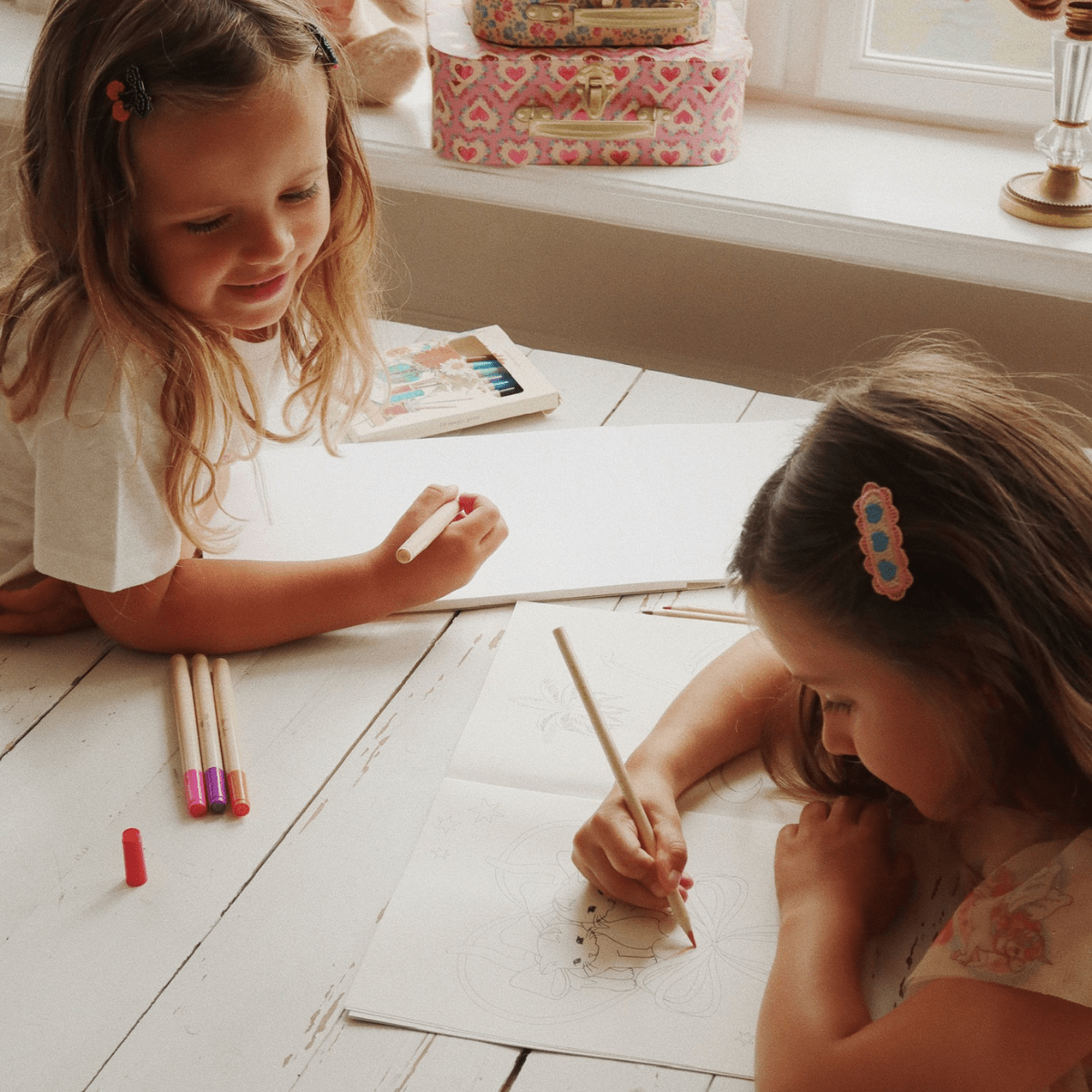 Konges Sløjd - Tegnekoffert Little Artist Pink - Guttelus.no
