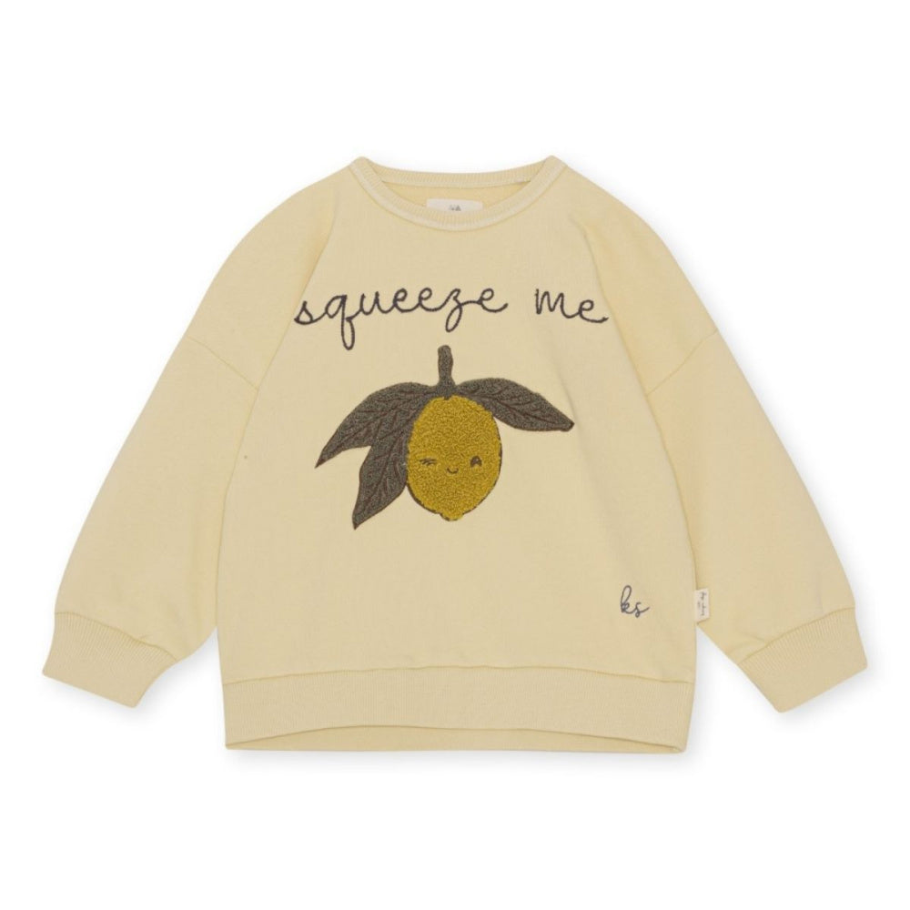 Konges Sløjd - Genser Lou Sweat Lemon/ Sea Mist