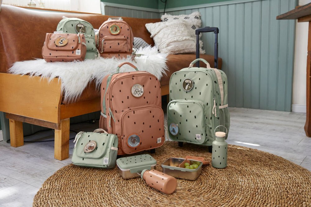 Lässig - Trillebag Happy Prints Caramel - Guttelus