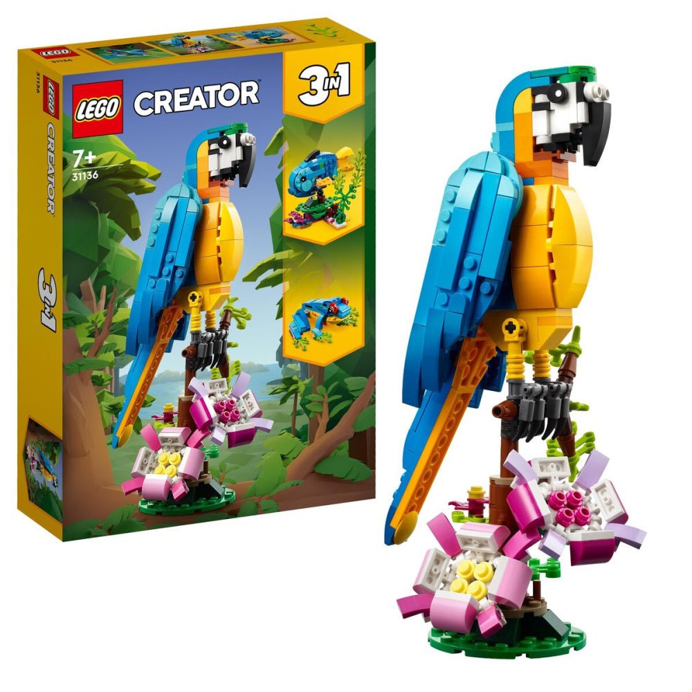 LEGO - Creator Eksotisk Papegøye - Guttelus