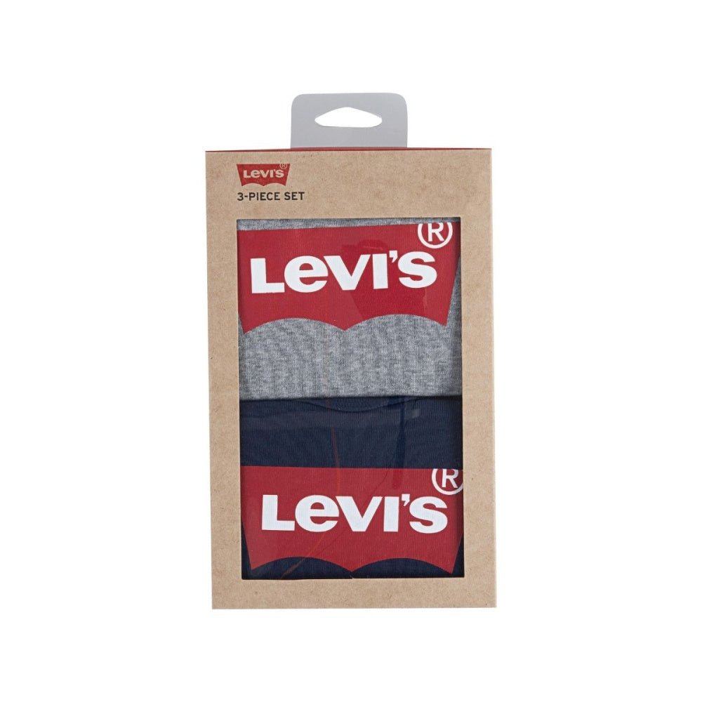 Levi's - Body 2-pk Kortermet Batwing Grey Heather/ Dress Blues - Guttelus