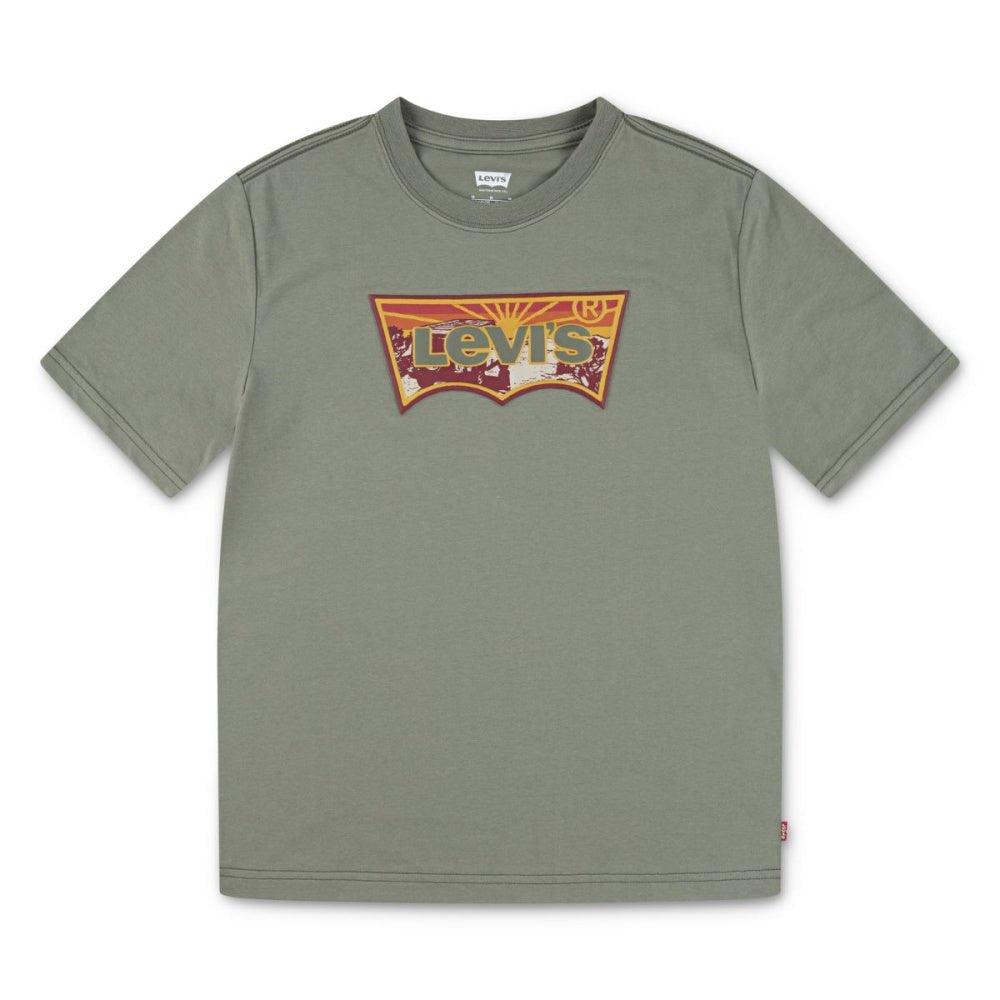 Levi's - T-Skjorte LVB Sunrise Desert Tee Deep Lichen Green - Guttelus.no