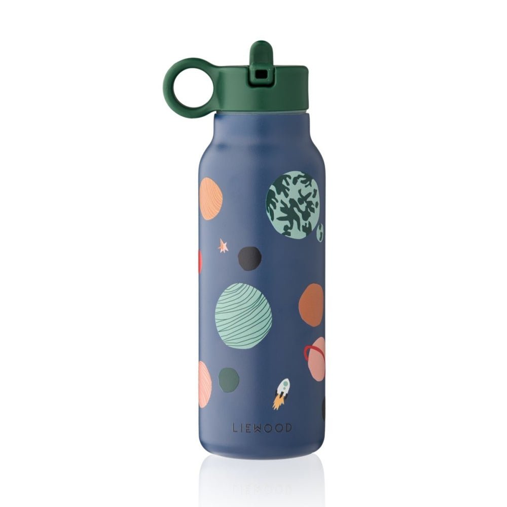 Liewood - Drikkeflaske 350ml Falk Universe/ Classic Navy - Guttelus