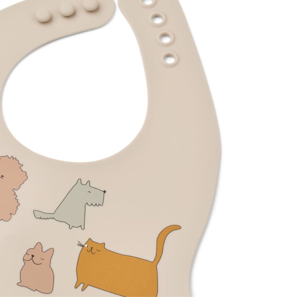 Liewood - Smekke 2pk Silikon Ember Cats and Dogs/ Sandy - Guttelus
