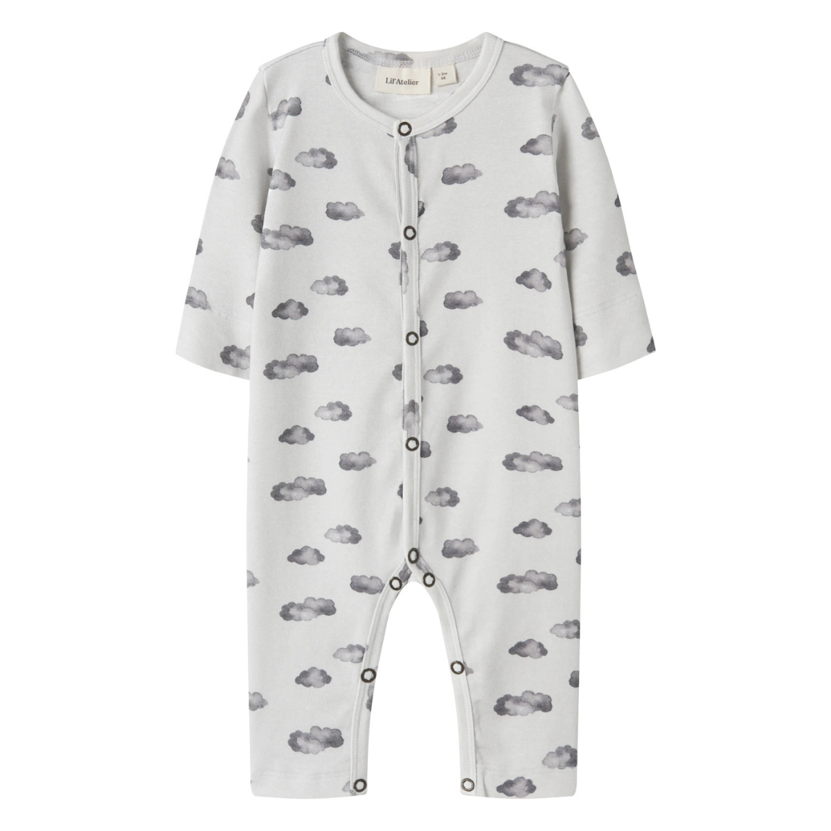 Lil'Atelier - Pysjamas Baby Gio Glacier Gray Cloud