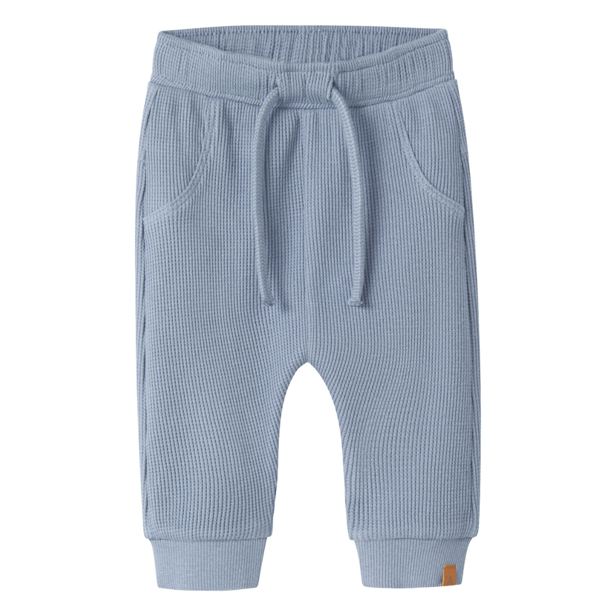 Lil' Atelier - Bukse Baby Harun Loose Dusty Blue - Guttelus.no